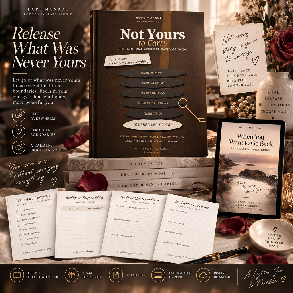 Not Yours to Carry — The Emotional Weight Release Workbook