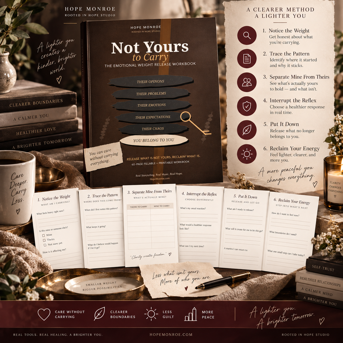 Not Yours to Carry — The Emotional Weight Release Workbook