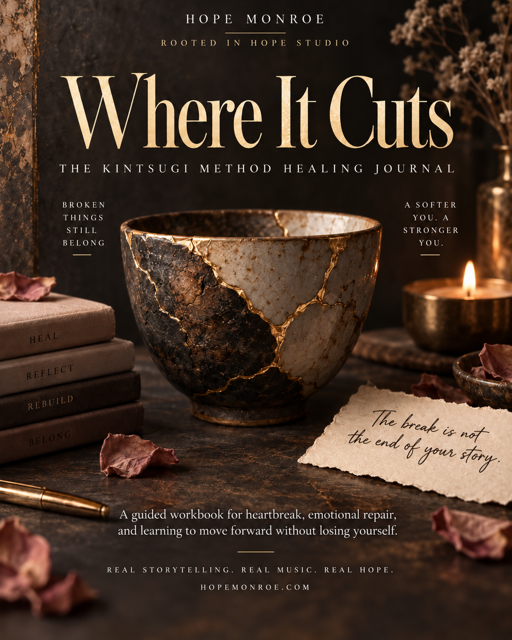 Where It Cuts — The Kintsugi Method Healing Journal