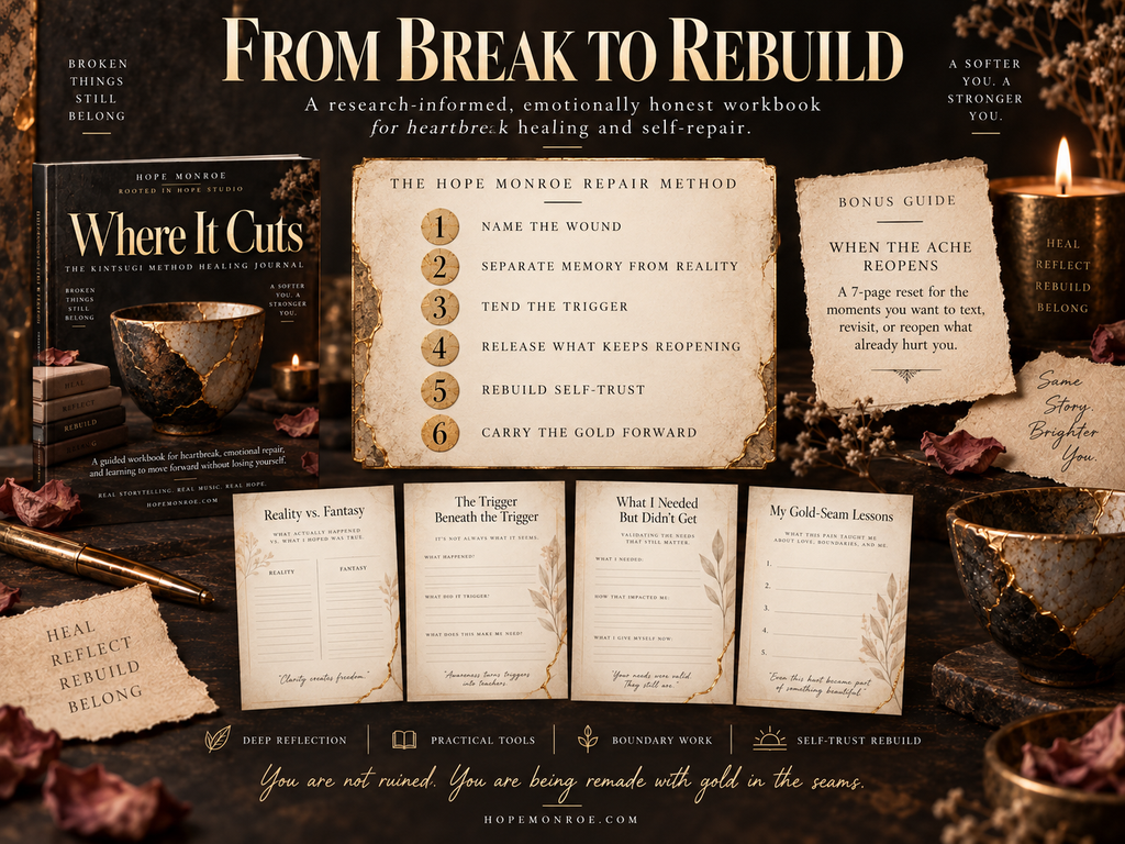 Where It Cuts — The Kintsugi Method Healing Journal