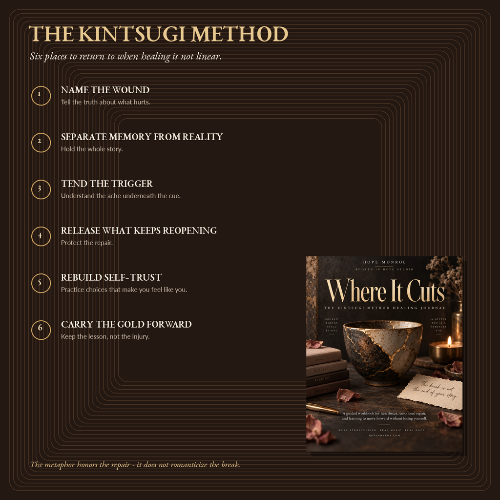 Where It Cuts — The Kintsugi Method Healing Journal