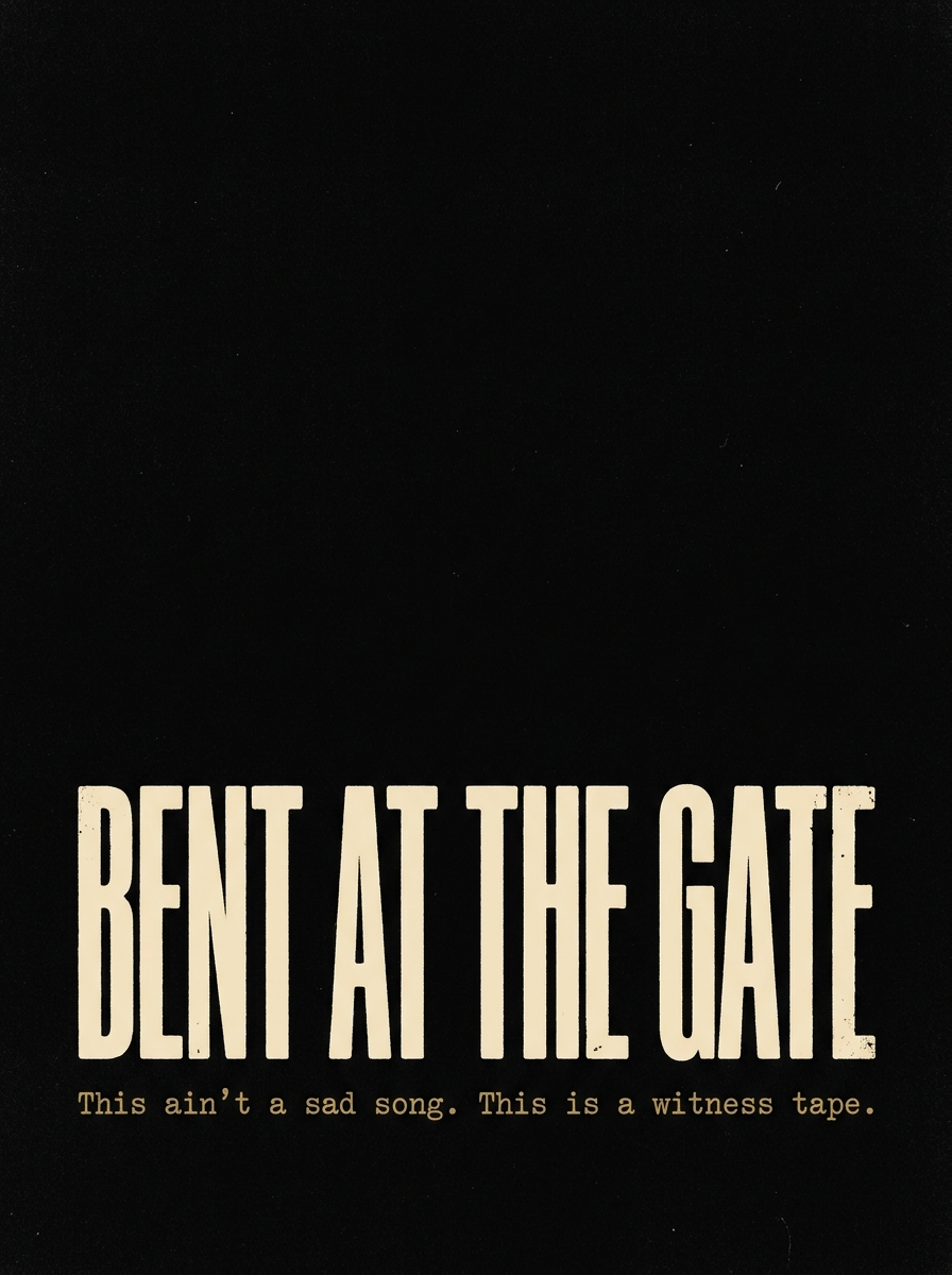 Bent at the Gate oversized hoodie design