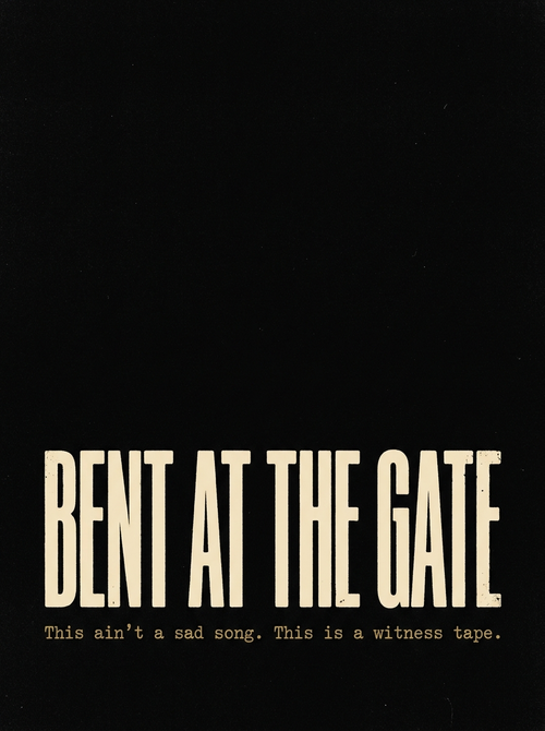 Bent at the Gate oversized hoodie design