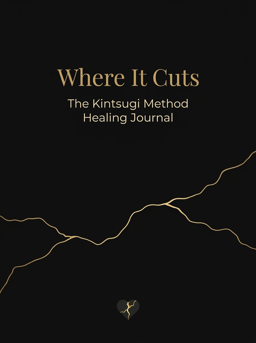 Where It Cuts - The Kintsugi Method Healing Journal - digital workbook cover