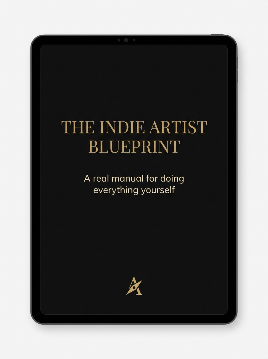 The Indie Artist Blueprint - digital guidebook cover