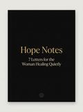 Hope Notes - 7 Letters for the Woman Healing Quietly - digital journal cover