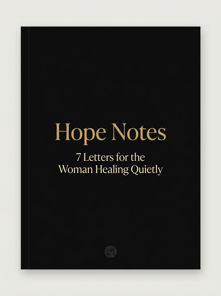 Hope Notes - 7 Letters for the Woman Healing Quietly - digital journal cover