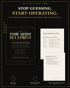 The Indie Artist Blueprint operating system for catalog, releases, rights, content, and revenue